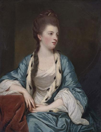 Sir Joshua Reynolds Elizabeth Kerr, marchioness of Lothian Norge oil painting art